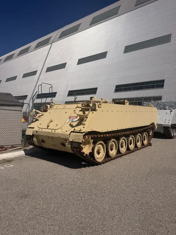 Armored vehicle provisionally identified as an AIFV